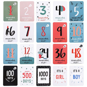 20 Baby Milestone Cards