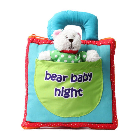 Soft Book - Bear Baby Night | كتاب من القماش