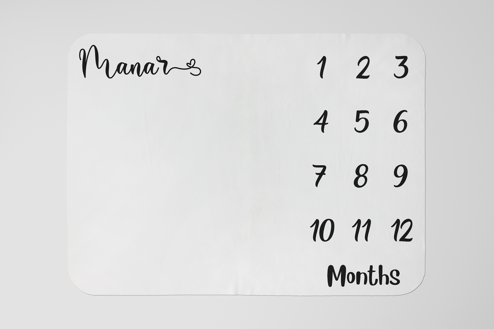12 months with Baby's Name | ١٢ شهر مع أسم الطفل